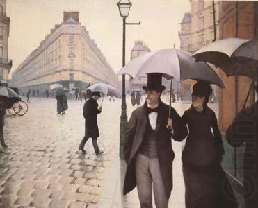 Paris Street A Rainy Day (mk09), Gustave Caillebotte